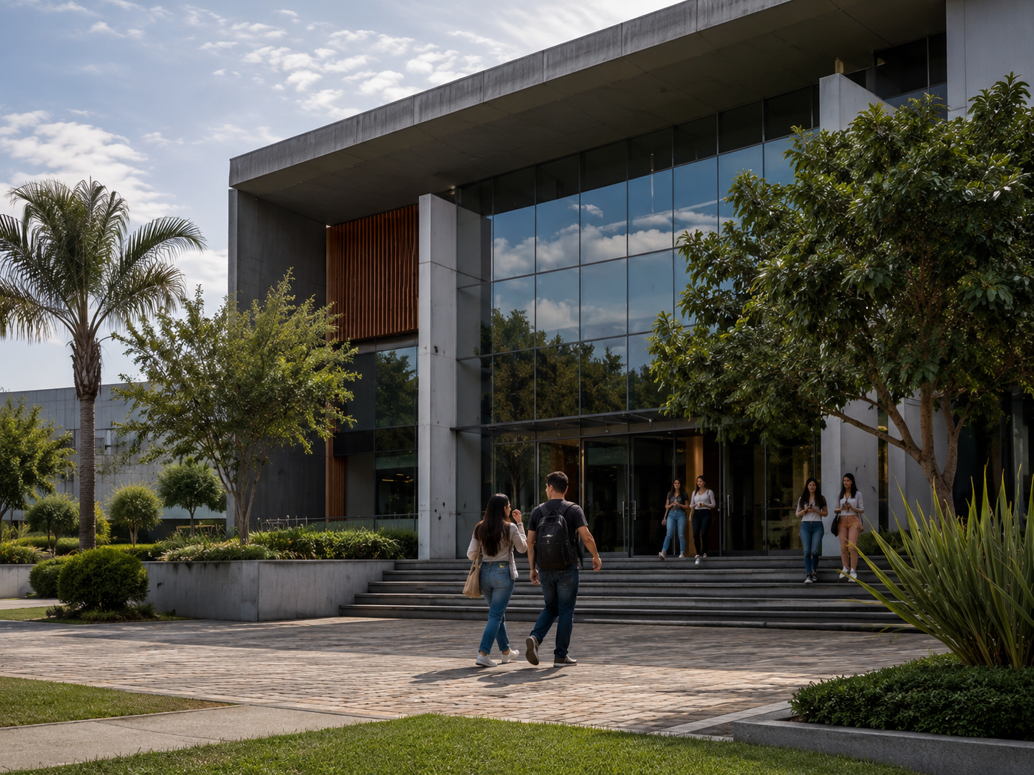 Campus educativo de ISCYTEC durante el periodo de inscripciones